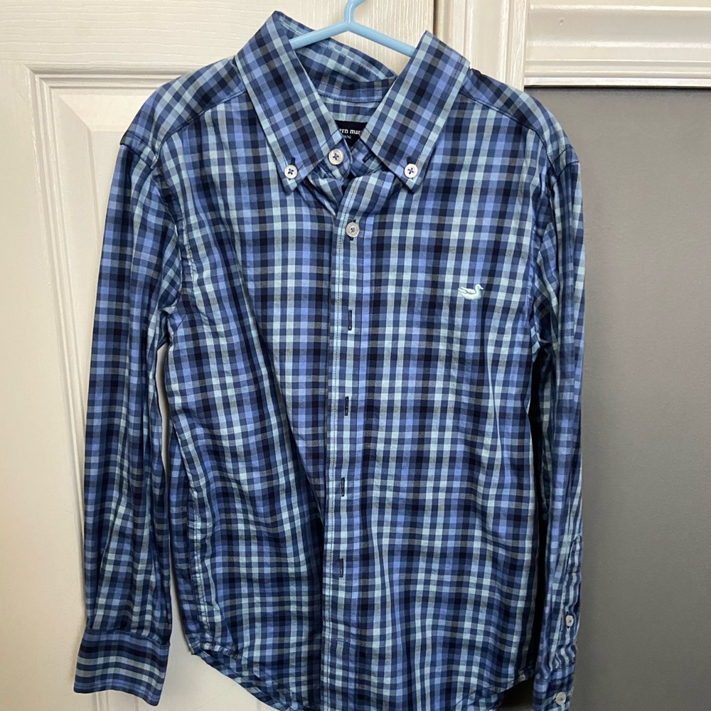 Boys Southern Marsh Button Down